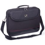 Сумка деловая BRAUBERG с отделением для ноутбука 13,3", "Profi", откидная крышка, черная, 35х25х7 см, 240440