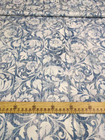 Дюспо (курточная ткань). Принт- Джинс абстракция, 2м