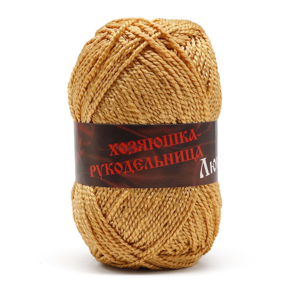 Пряжа Люкс / уп.10 мот. по 50 г, 140 м, золотой