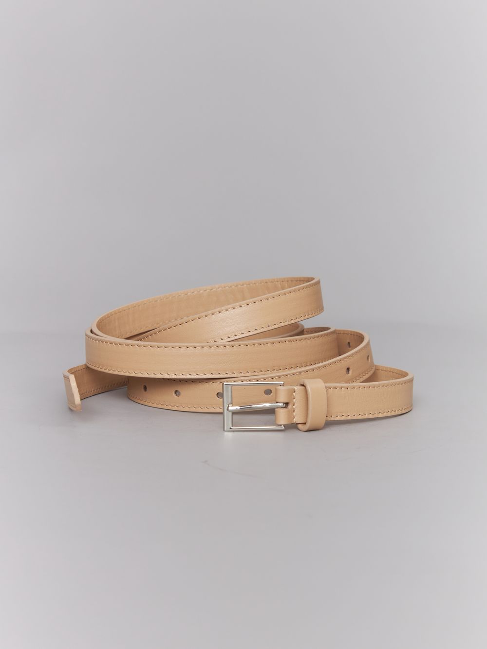 БАЗОВЫЙ ТОНКИЙ РЕМЕНЬ BEIGE