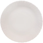 Тарелка «White magic» 26см стеклокерамика Волна