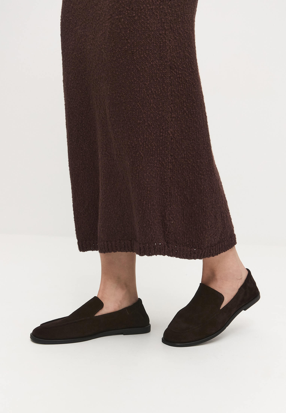 Лоферы // Taya // Chocolate // Suede