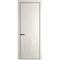 Фото межкомнатной двери эмаль Profil Doors 7PE перламутр белый глухая кромка черная