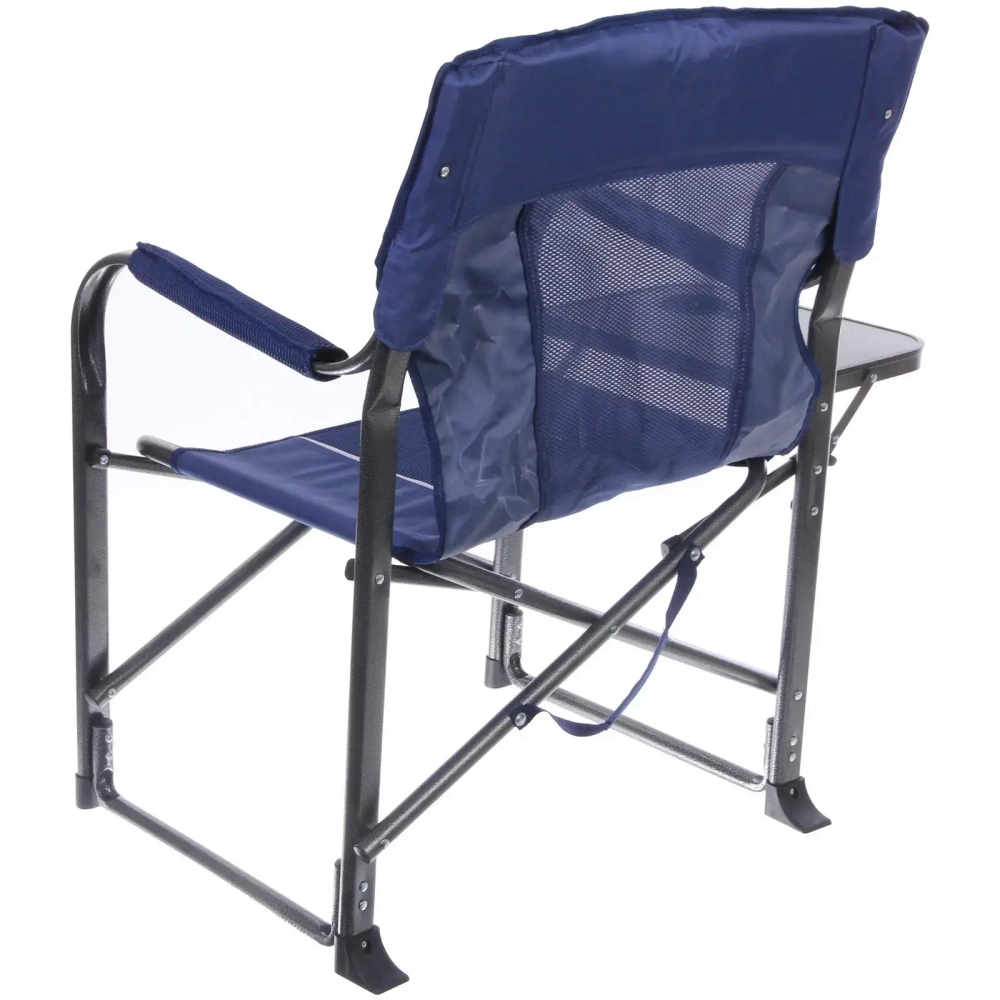 Кресло складное с подлокотниками до 100 кг SJ-0053, 52*62*92 см, цвет: синий, ТуристМастер