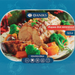 Форма для выпечки стекло, 23.2х33.2х13 см, 3.5 л, овал, с крыш, Daniks