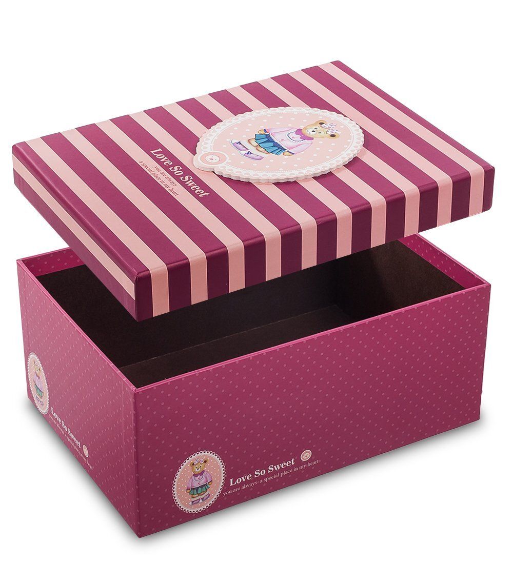 WF-08/3-B Коробка «Сладкая любовь» цв.жел./син.