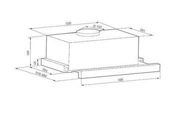 Вытяжка с выдвижным экраном Graude  DHF 60.0 EL