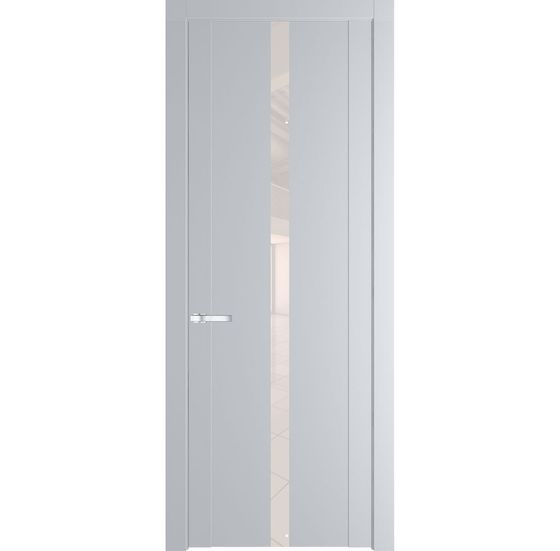 Межкомнатная дверь эмаль Profil Doors 1.8P лайт грей стекло перламутровый лак