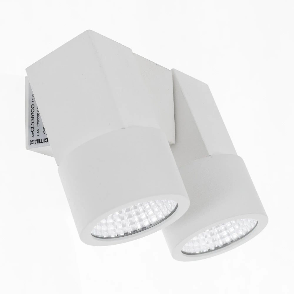 Citilux Дубль CL556100 Спот светодиодный поворотный Белый