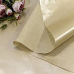 Бумага В листах 20 шт "Тишью" 50 х 70 см Водостойкая (Бежевый, Серый)