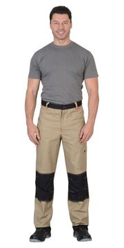 Брюки "Сириус-Вест-Ворк" (бежевый/черный)