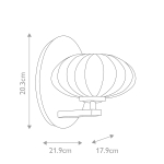 Бра для ванных комнат Kichler, Арт. QN-PIM1-FXG
