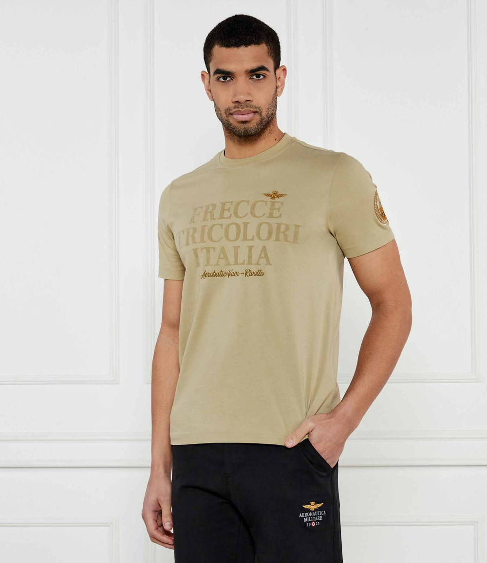 Футболка Aeronautica Militare - бежевый(TS2404J596)