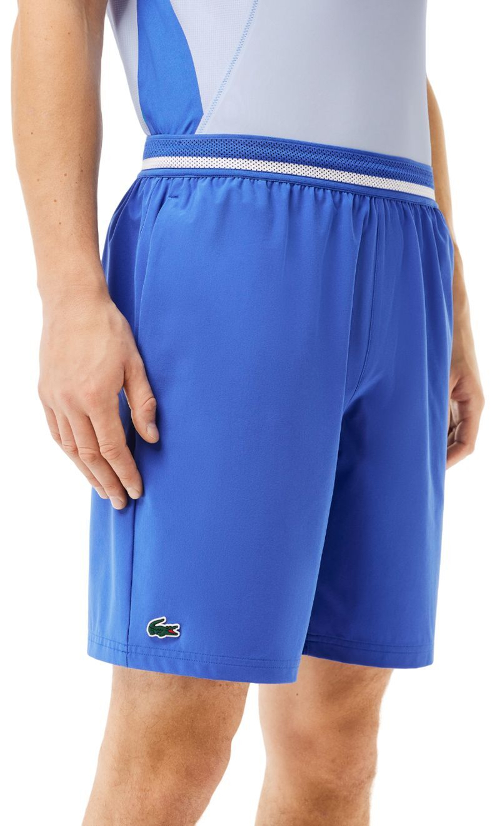 Мужские теннисные шорты Lacoste Tennis x Novak Djokovic Sportsuit Shorts - ladigue blue
