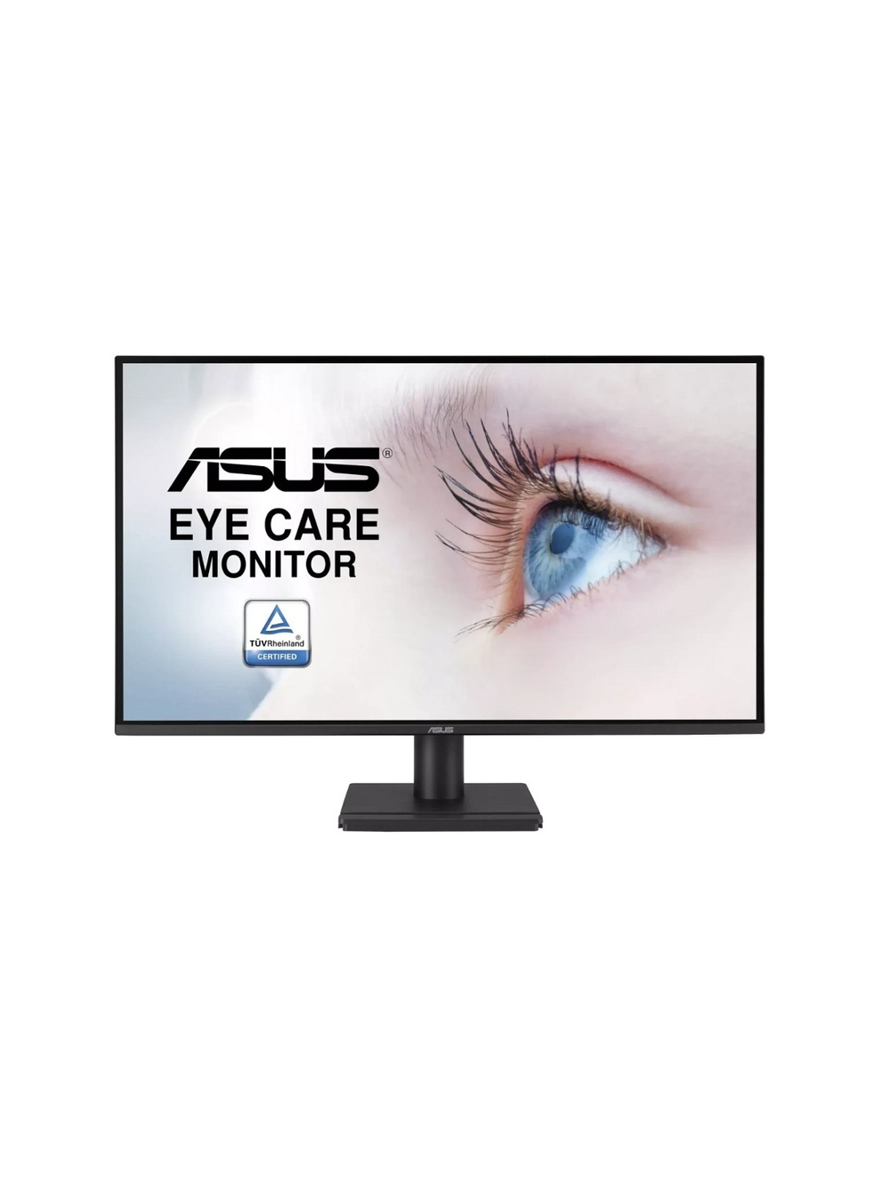 Монитор ASUS VA27AQ (27", 16:9, IPS, 1ms(MPRT), 2560x1440, 75Hz, 350cd, 1000:1, 178°/178°,  VGA/HDMI/DP, 2*2W, Black)(90LM06G1-B01171)