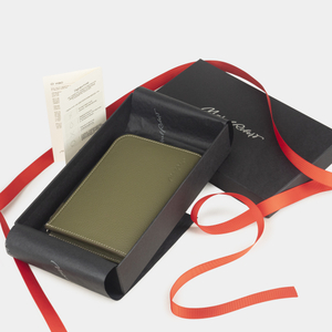 Кошелек женский кожаный, теленок бордового цвета