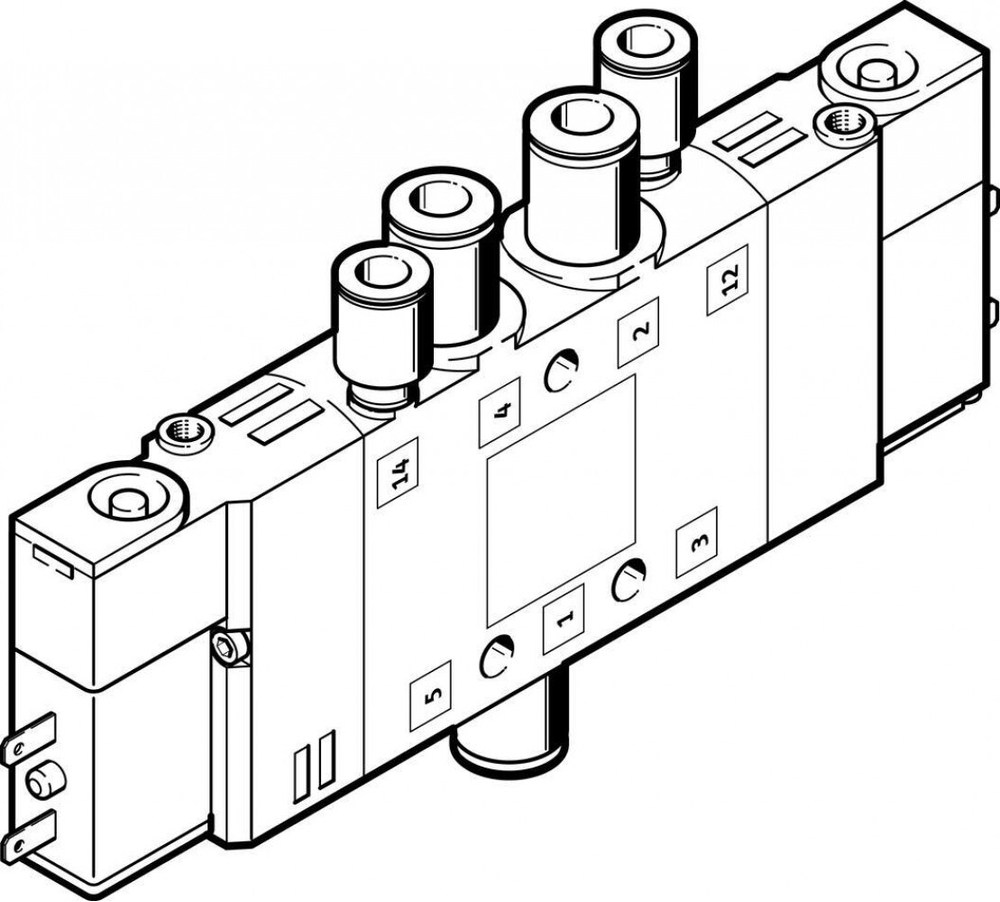 CPE10-M1BH-5JS-QS-4 Распределитель с электроуправлением
