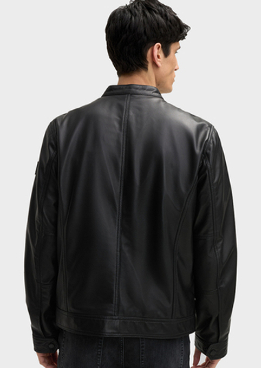 Куртка кожаная Strellson Jace-Slim Black