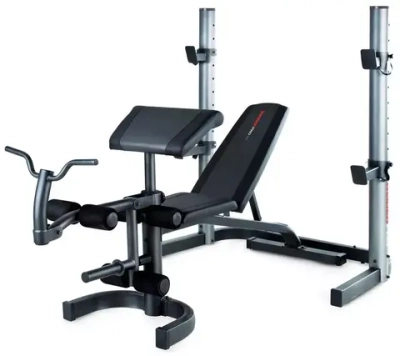 Силовая скамья для жима Weider Pro 490 DC - со стойками
