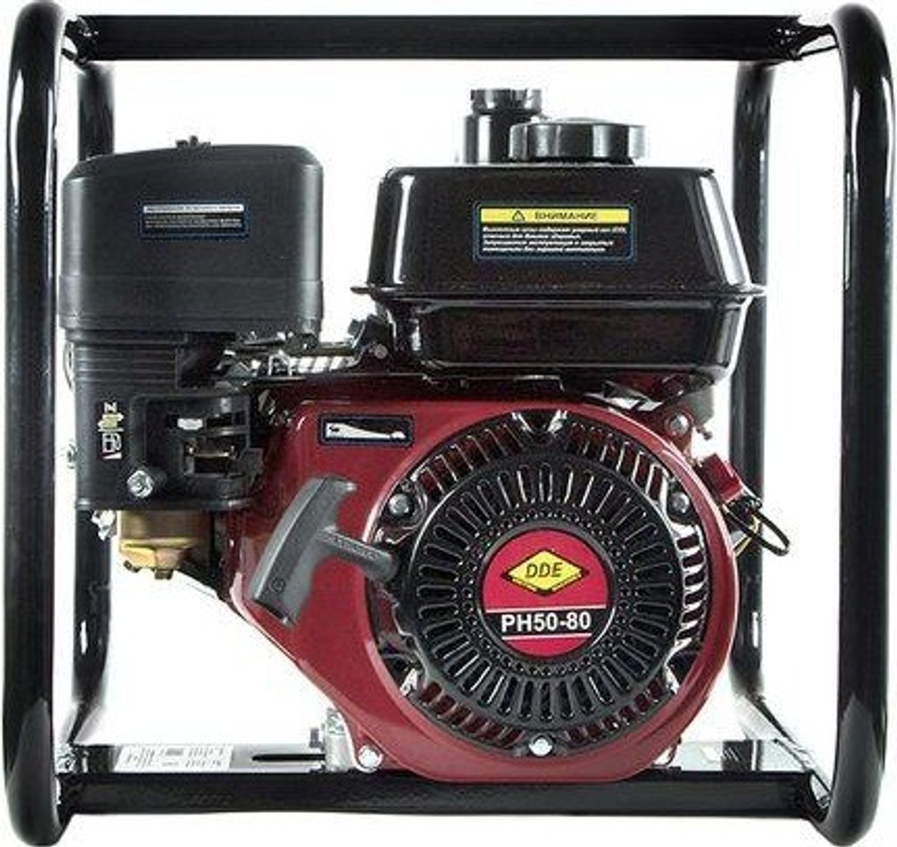 Мотопомпа бензиновая DDE PH50-80 для слабозагрязненной воды, высоконапорная