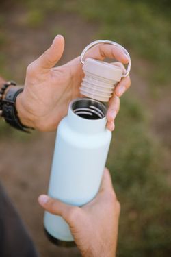 Термобутылка Klean Kanteen NEW Insulated Classic 20oz (592 мл) Blue Tint