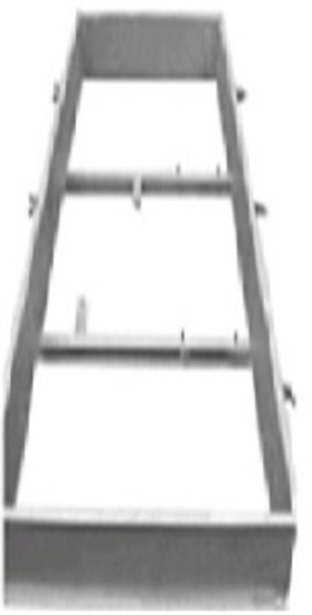 Фундаментная рама для тормозного стенда Safelane204-RP (с роликами длиной 700мм)