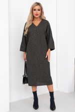 Платье Шарм (черный/малахит) Р11-1193/2 Nikol (Акция)