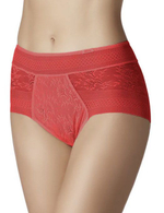 Кружевные высокие трусики Magic Band (Размер: M) (Цвет: фиолетовый)