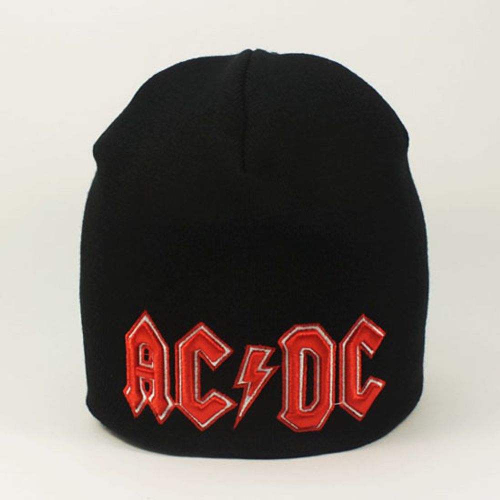 Шапка AC/DC красная надпись