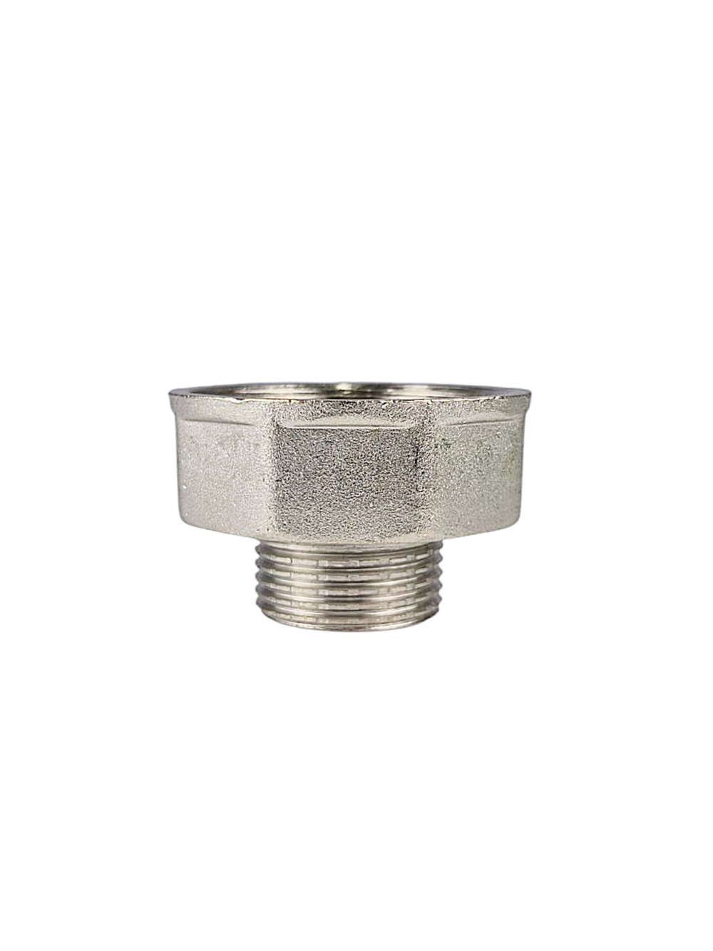 Переходник, латунь, внутренняя/наружная резьба 1 1/4"х3/4", никель, RTP