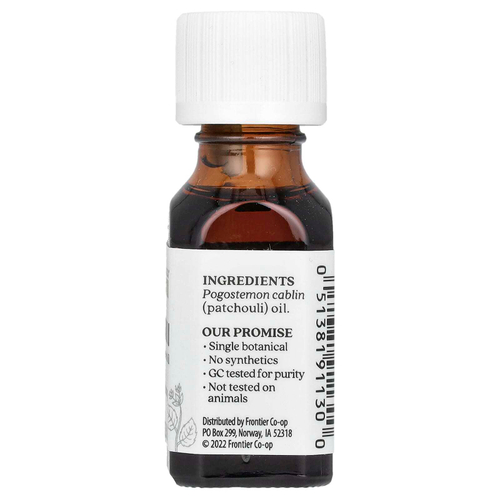 Aura Cacia, чистое эфирное масло, пачули, 15 мл (0,5 жидк. унции)