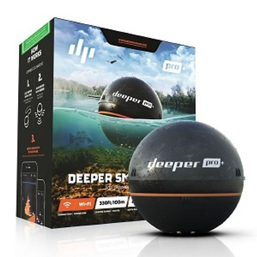 Эхолот Deeper Smart Sonar PRO+, GPS, беспроводной, черный (DP1H10S10)