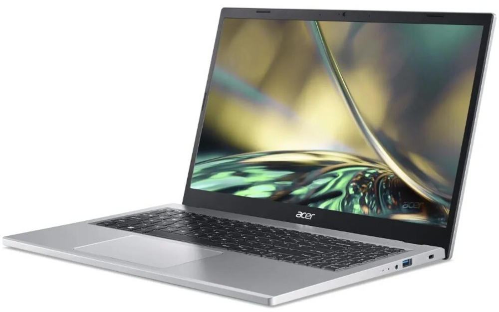 Ноутбук  Acer Aspire 3 A315-24P-R8RZ 15.6 ", Ryzen 3, 8 Гб RAM, 256 Гб SSD, Radeon Graphics, Серебристый