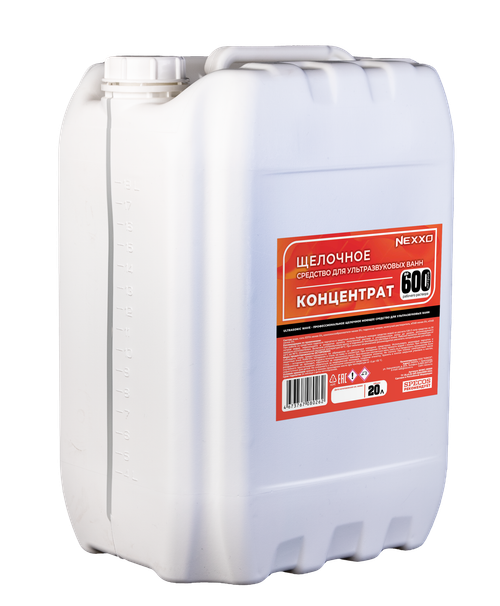 Концентрат жидкости для ультразвуковых ванн NEXXO Щелочное 20л pH ~ 13