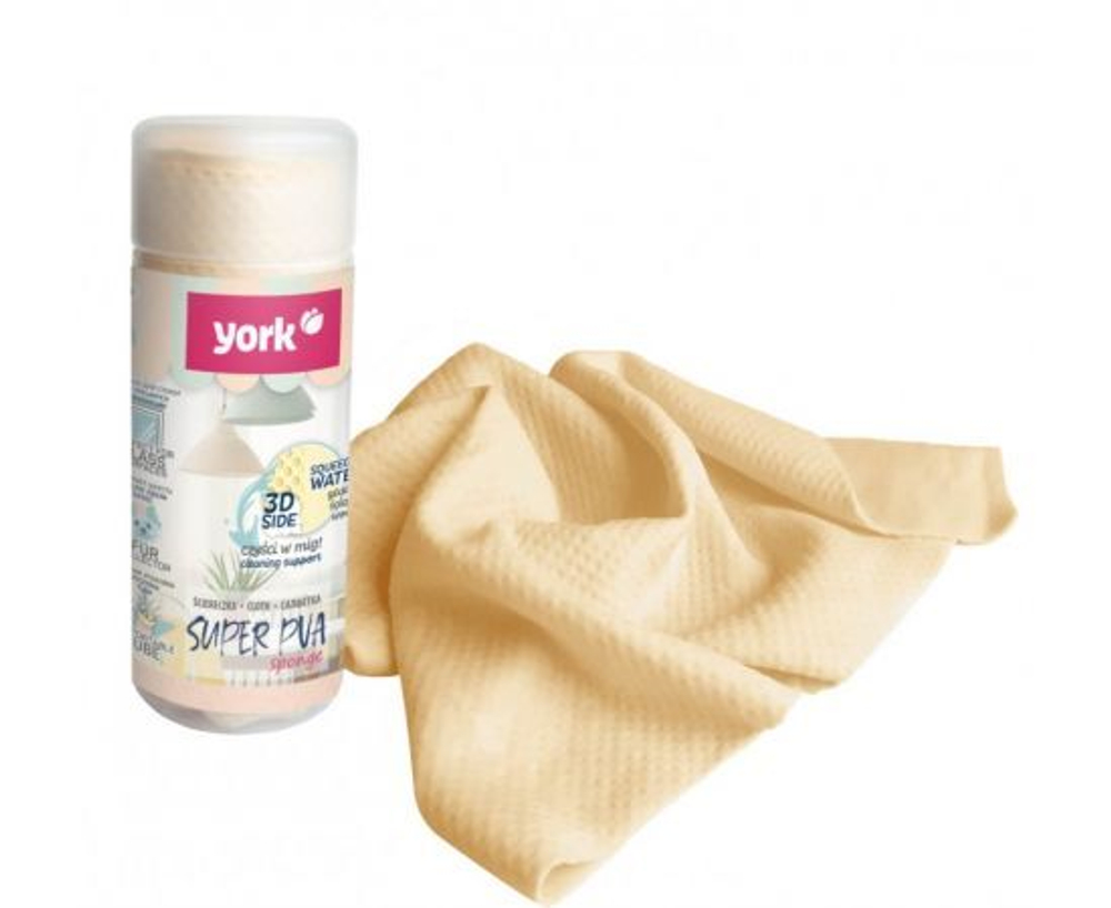 Салфетка для уборки York, латекс, 43х32 см, Чудо