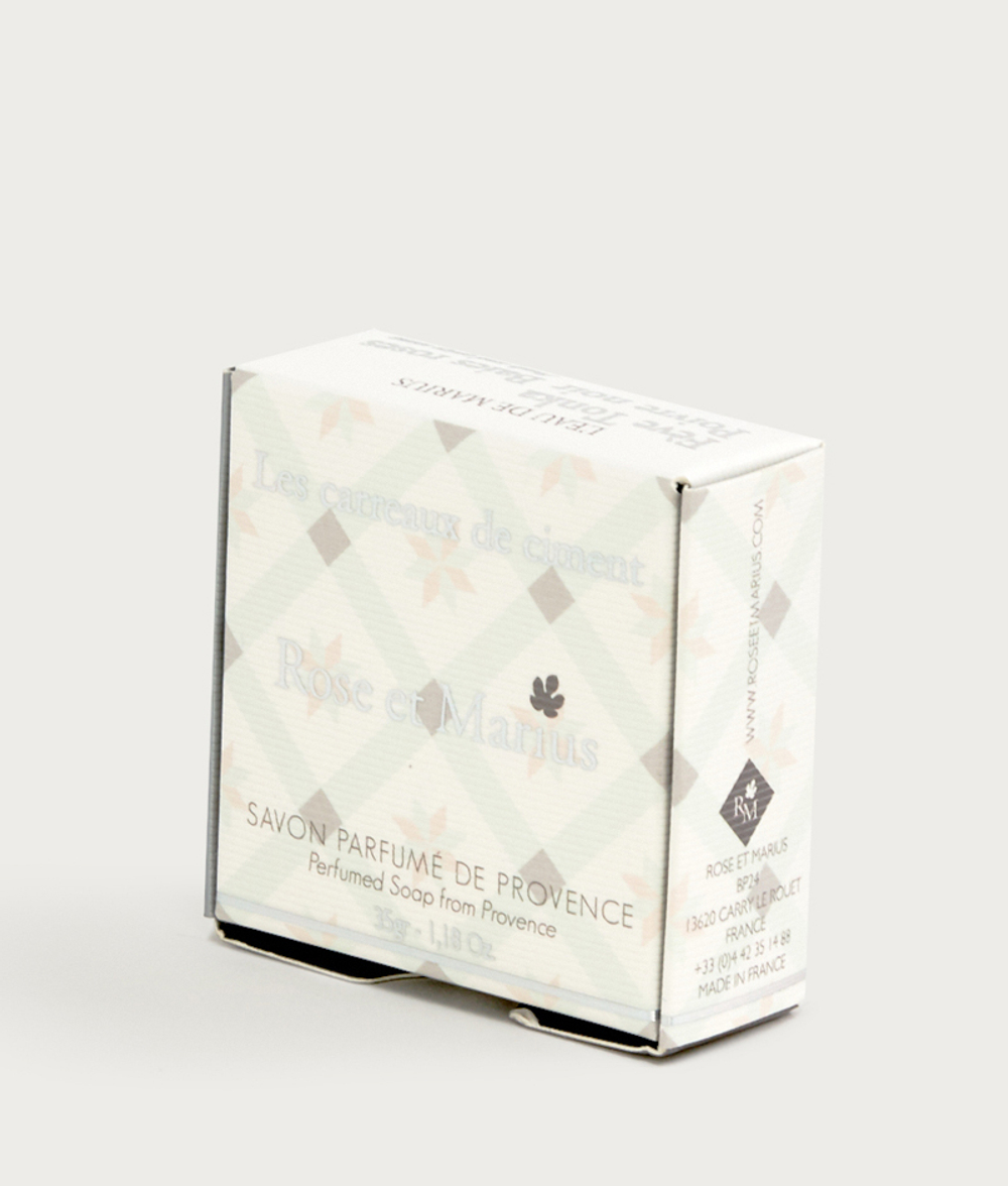 Мыло натуральное ароматизированное 35г Rose & Marius Mini Brune