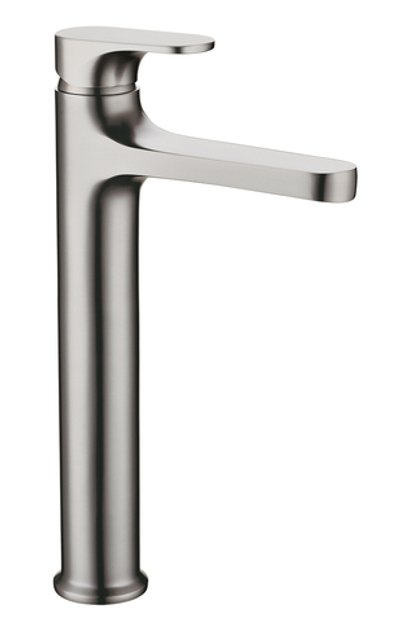 Смеситель для умывальника высокий SPECTRE Nickel Brush