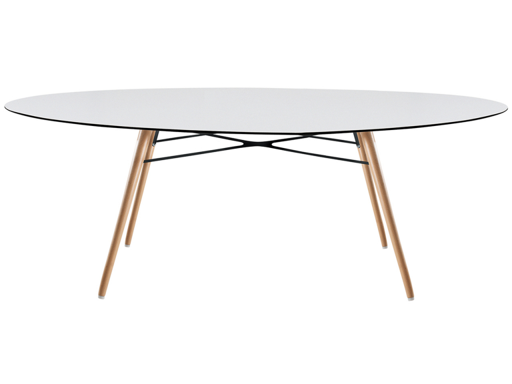 Стол ламинированный Papatya Wox, натуральный