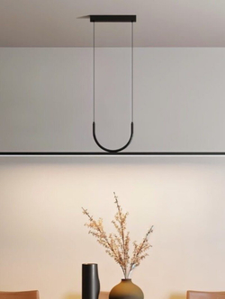 Современная классическая продолговатая люстра