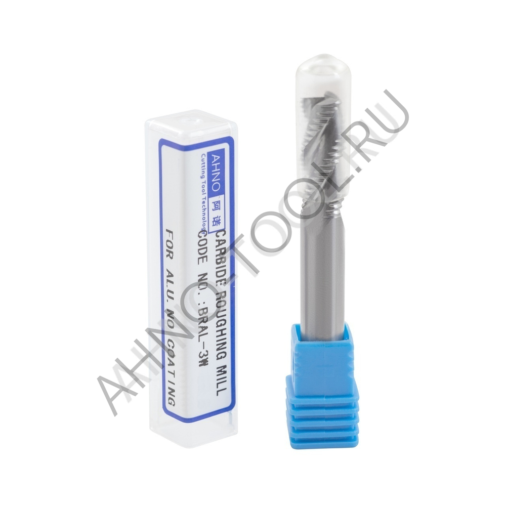 Фреза твердосплавная обдирочная 14мм (L=100, l=35, хв=14) Z3 30° по алюминию и цветным металлам BRAL