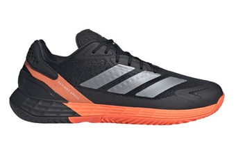 Мужские кроссовки теннисные Adidas Defiant Speed 2 M - core black/core black/lucid orange