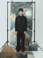 Брюки Sashina Patchwork черные