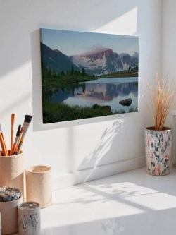 Картина на стену 40 X 50 Горное озеро