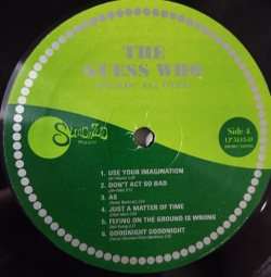 Винтажная виниловая пластинка LP The Guess Who Shakin' All Over (USA 2001)