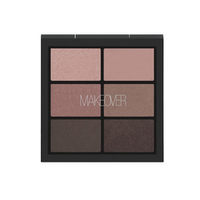 Палетка теней для век 6 оттенков Makeover Paris Pro Eyeshadow Palette 6 Color Love In L.A.