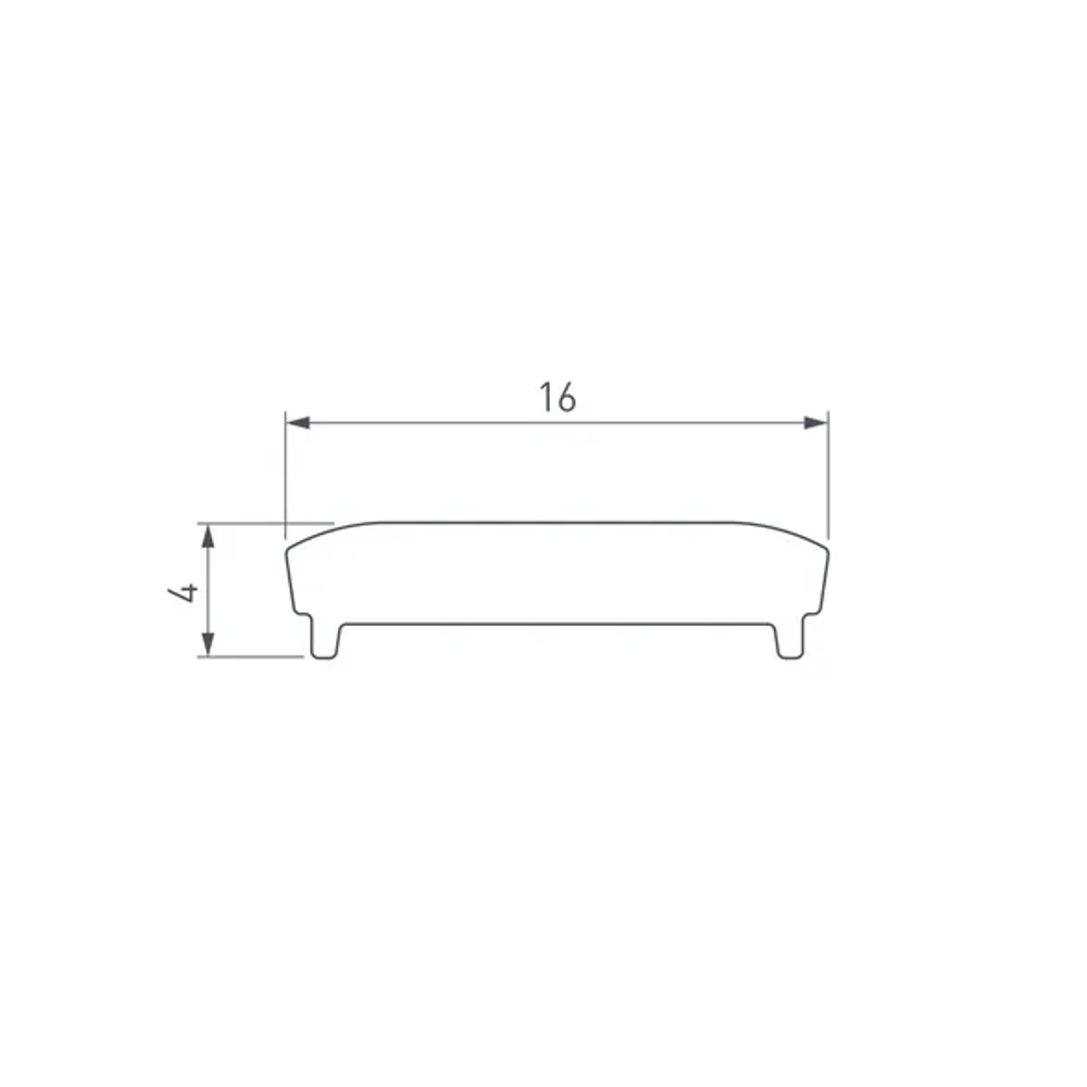 Экран FLOOR18-H15-3000 BLACK (Arlight, Пластик) 045680