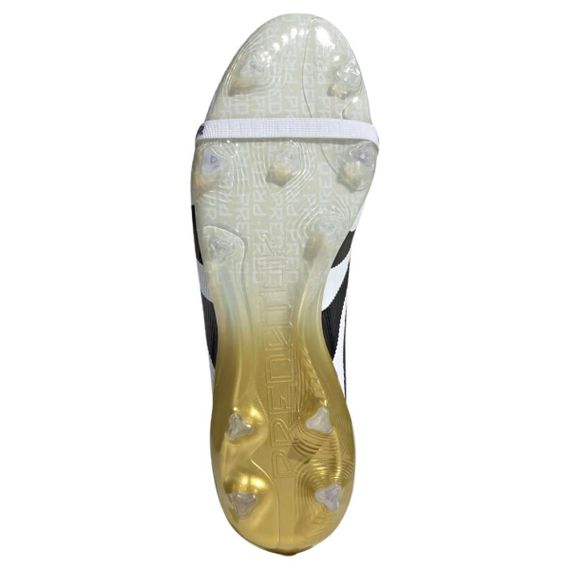 Элитные бутсы Adidas PREDATOR Низкие Белые черные кроссовки