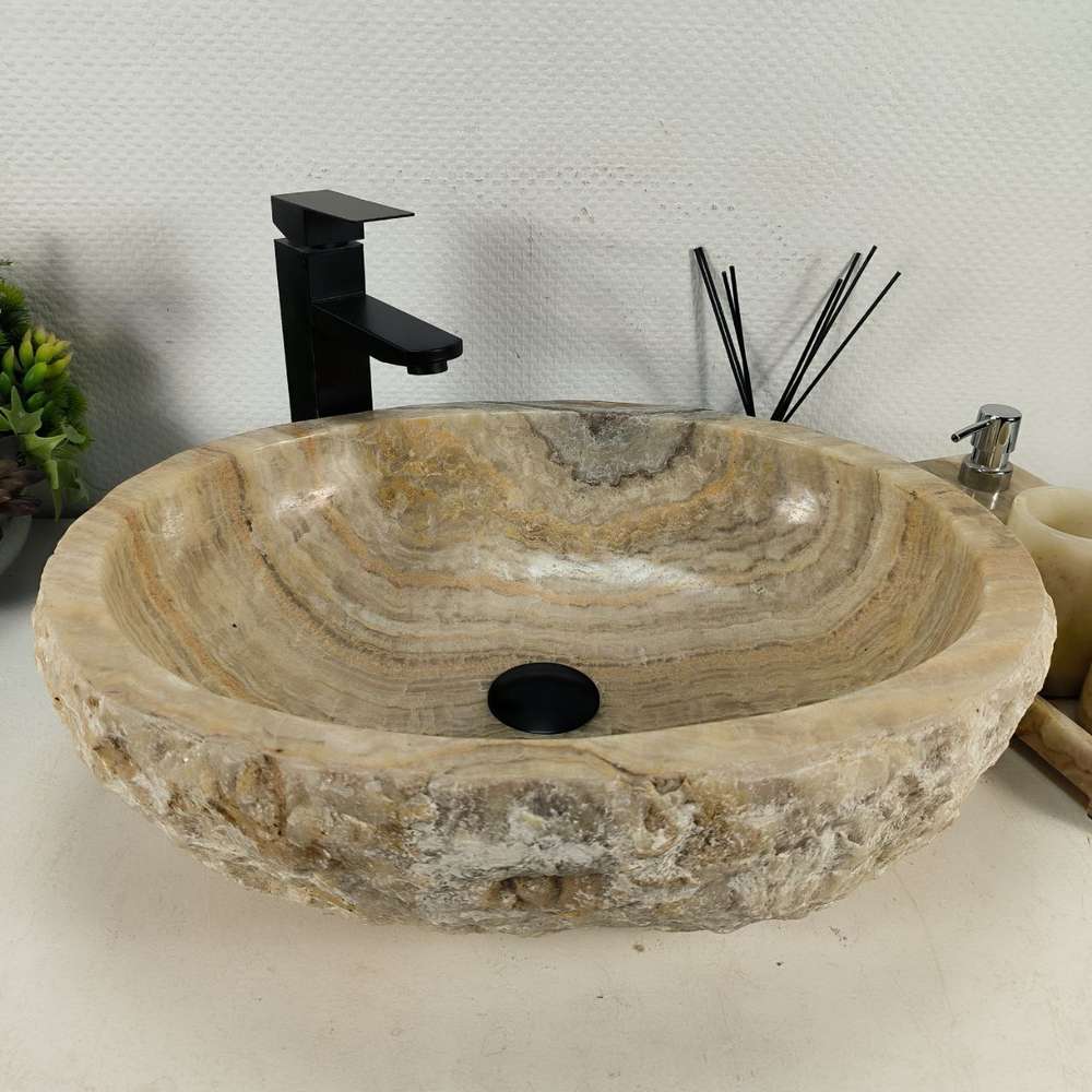 Раковина из оникса Erozy Green EO-64500 51*40*15 0162