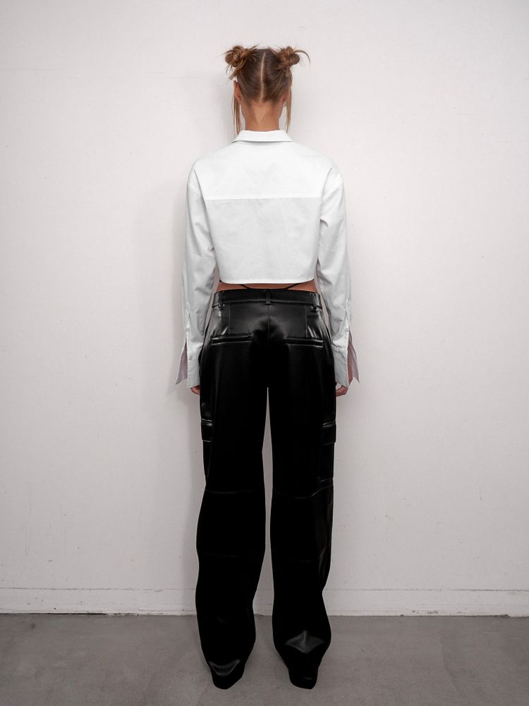 Брюки из экокожи Neo