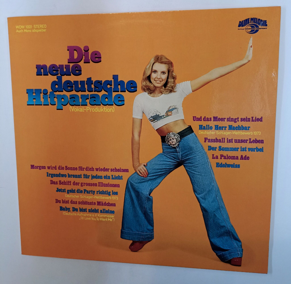 Винтажная виниловая пластинка LP Joe Campmann Die Neue Deutsche Hitparade (Germany 1974)